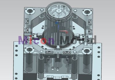Plastic bucket mould cooling
